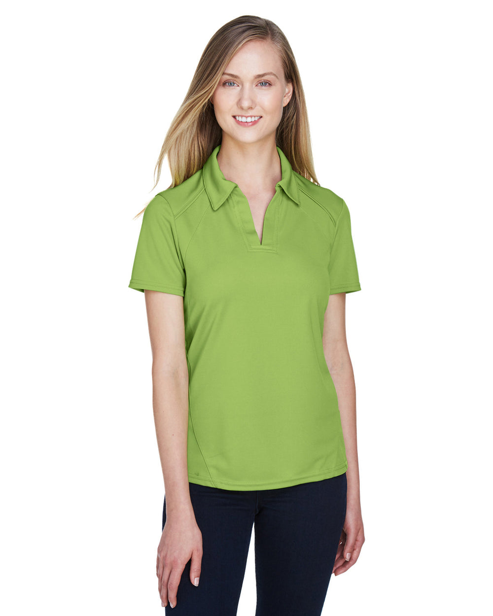 North End 78632 Women's Recycled Polyester Performance Pique Polo