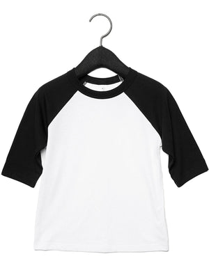 Bella + Canvas 3200T Toddler 3/4-Sleeve Baseball T-Shirt
