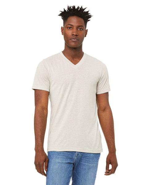 BELLA + CANVAS 3415 Triblend V-Neck Short Sleeve Tee – Shirts In Bulk