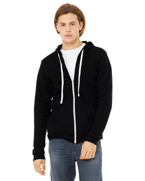 BELLA + CANVAS 3909 Triblend Sponge Fleece Full-Zip Hoodie
