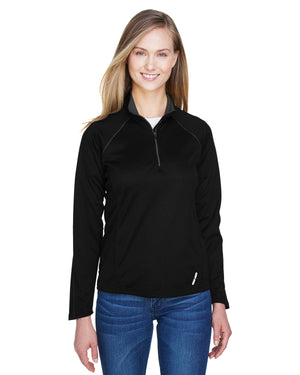 North End 78187 Women's Radar Quarter-Zip Pullover Performance Top