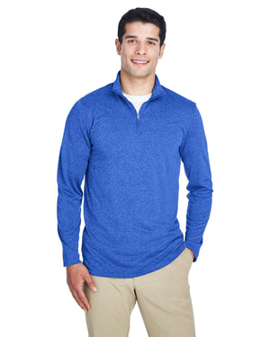 Ultra Club 8618 Cool & Dry Heathered Performance Quarter-Zip