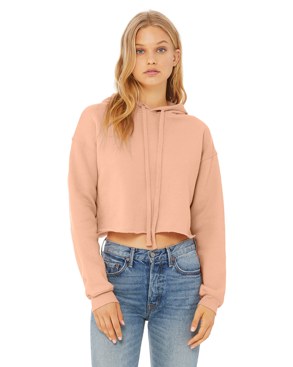 BELLA + CANVAS 7502 Women's Crop Fleece Hoodie – Shirts In Bulk