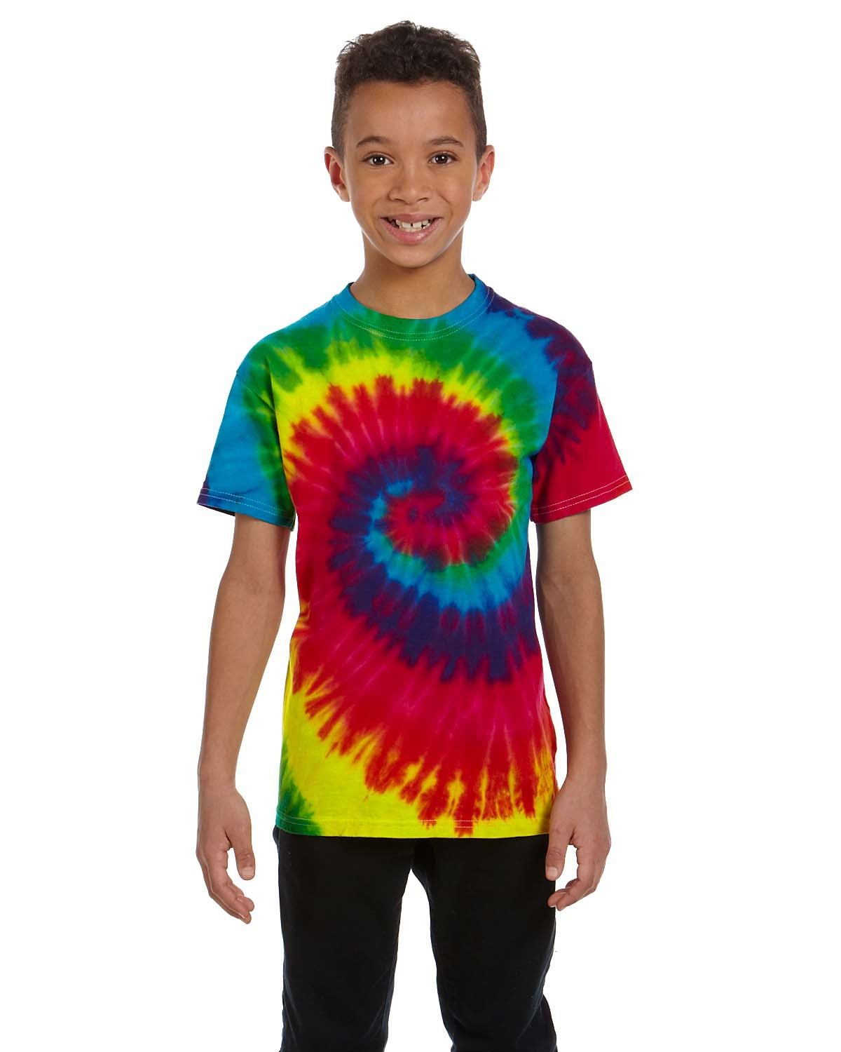 Colortone 1000Y Youth Multi-Color Tie-Dyed T-Shirt – Shirts In Bulk