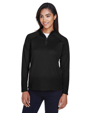 Devon & Jones DG440W Women's Stretch Tech-Shell Compass Quarter-Zip Pullover