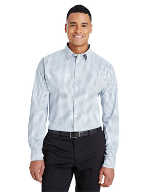 Devon & Jones DG540 CrownLux Performance Micro Windowpane Woven Dress Shirt