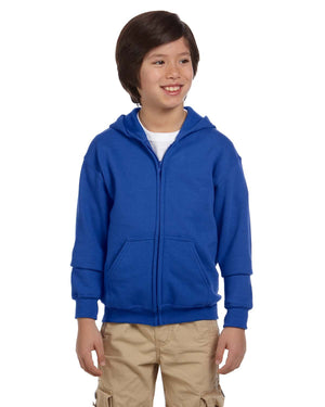 Gildan 18600B Heavy Blend Youth Full-Zip Hooded Sweatshirt