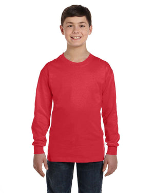 Gildan 5400B Heavy Cotton Youth Long Sleeve T-Shirt