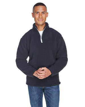 J. America 8454 Sherpa Quarter-Zip Pullover
