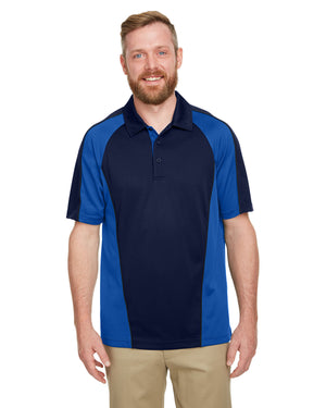 Harriton M385 Advantage Snag Protection Plus IL Colorblock Polo