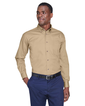 Harriton M500 Easy Blend Long Sleeve Twill Shirt