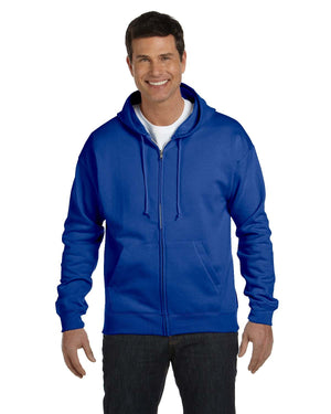 Hanes P180 Ecosmart Full-Zip Hooded Sweatshirt