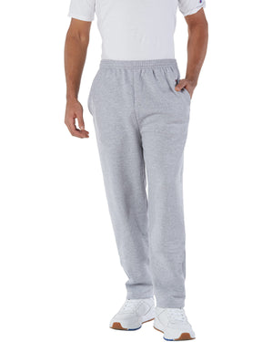 Champion P800 Powerblend Open-Bottom Sweatpants with Pockets