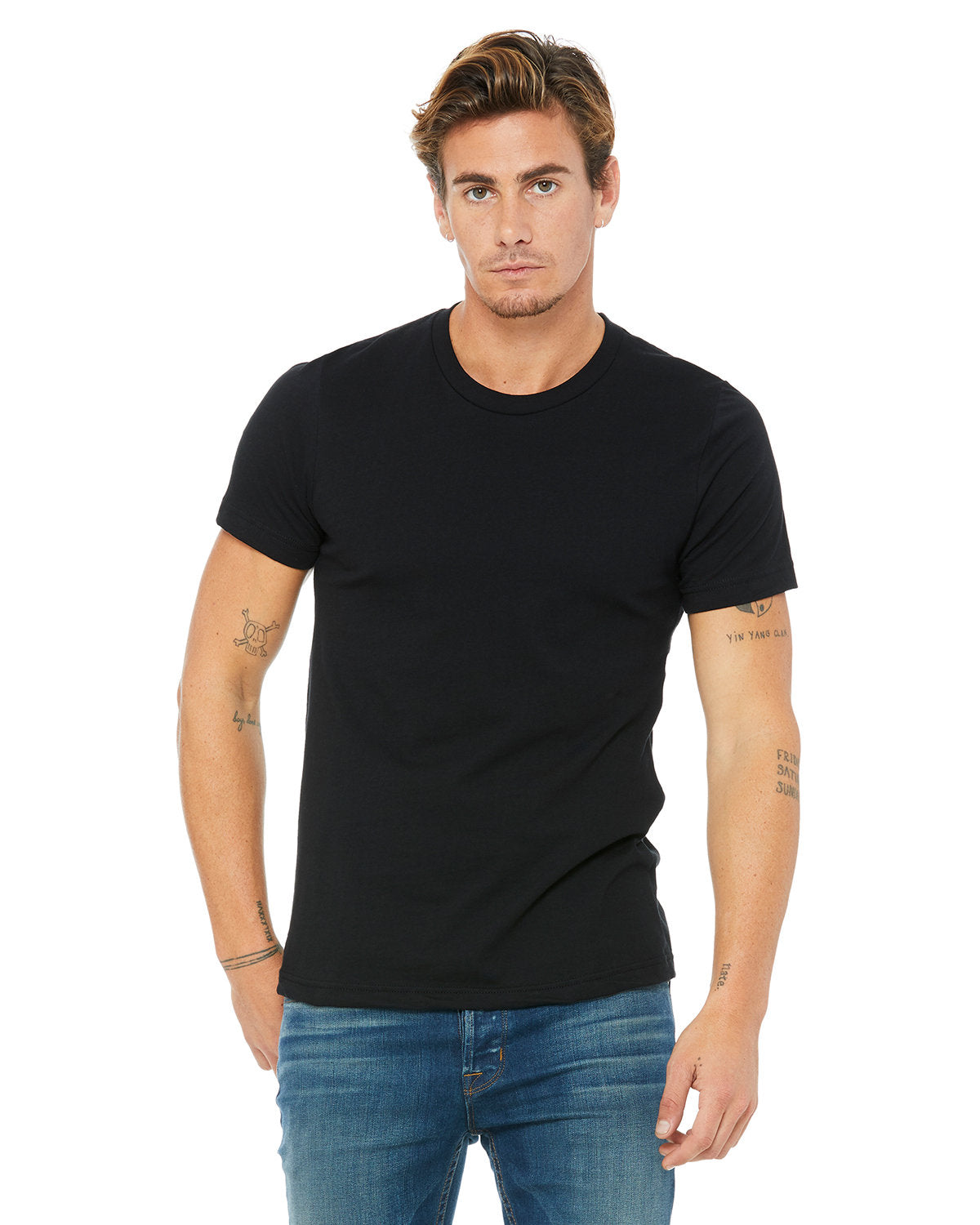Bella + Canvas - Unisex Jersey Short-Sleeve T-shirt-Black-4xl