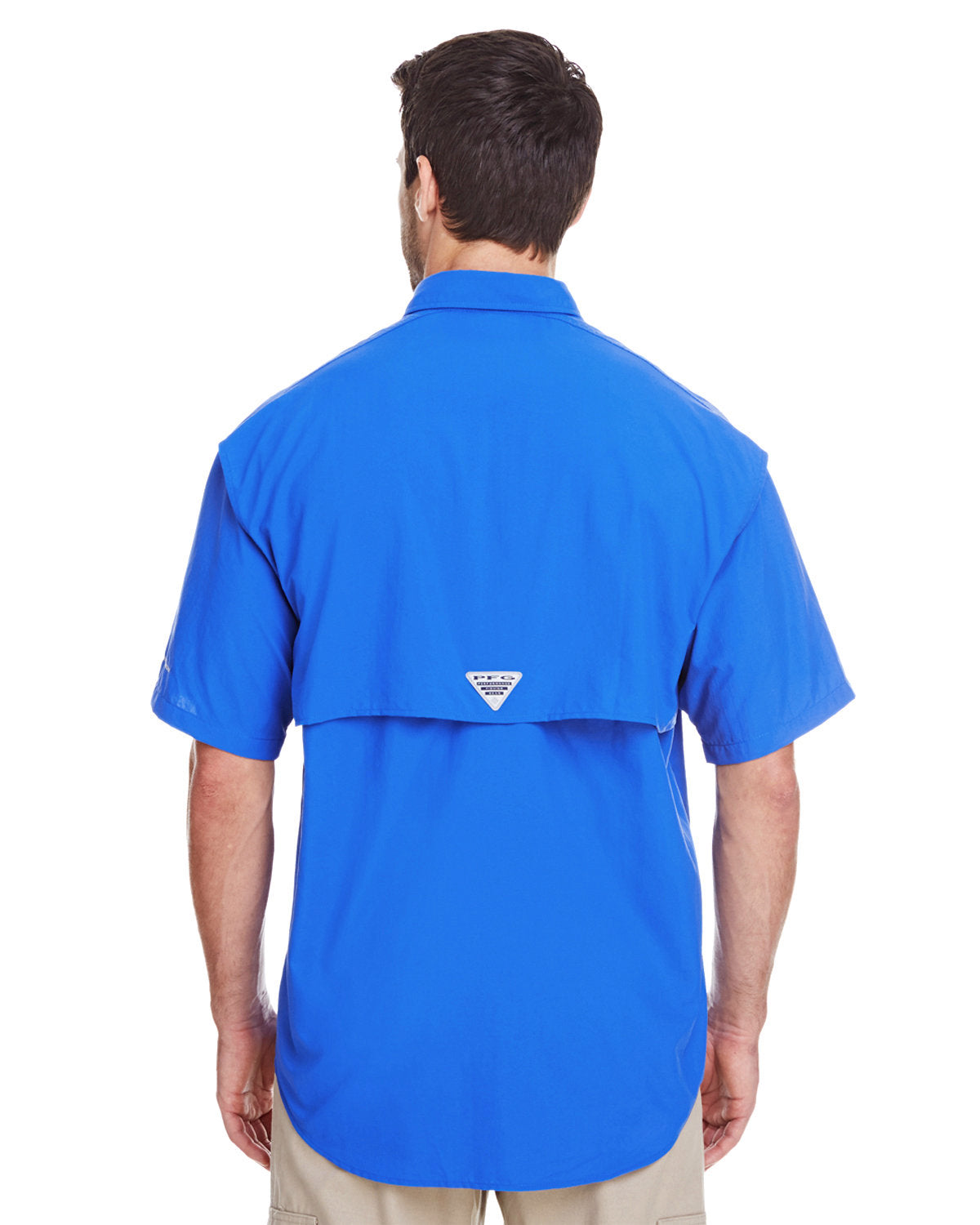 Columbia Men's Bahama II Short Sleeve Shirt, 3X, Vivid Blue