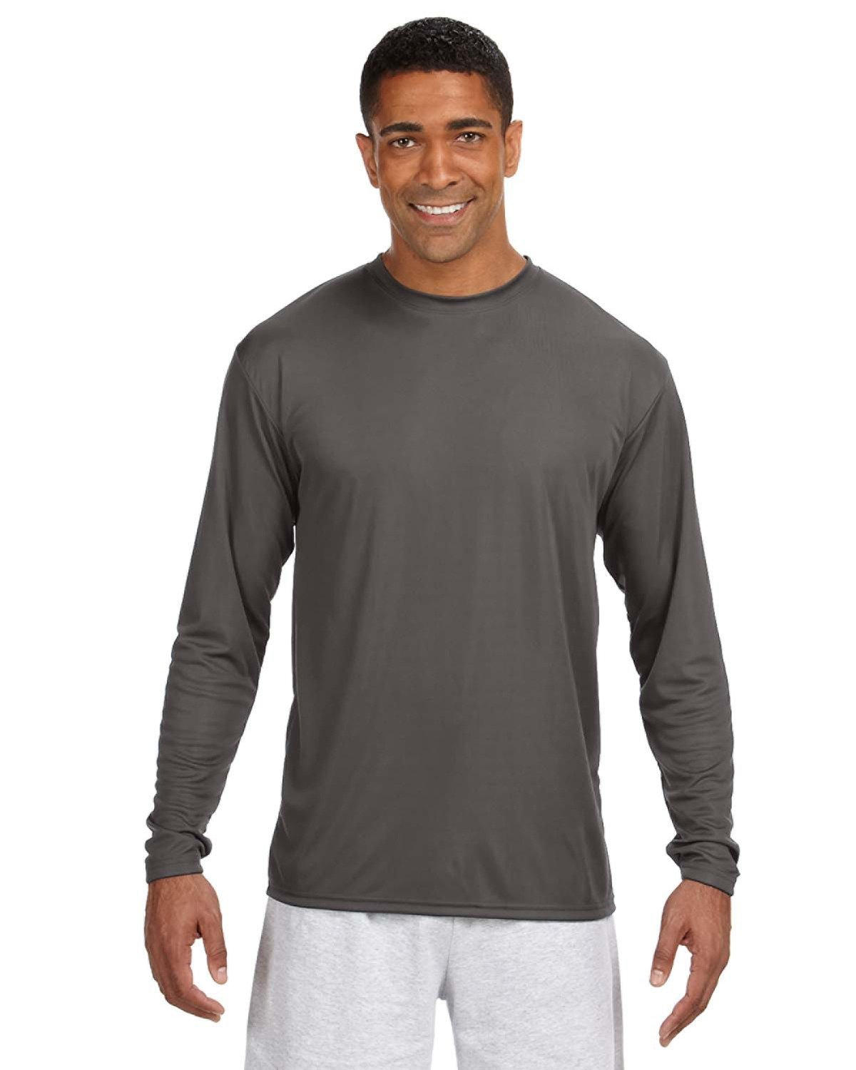 A4 N3165 Men's Cooling Performance Long Sleeve T-Shirt – Shirts In